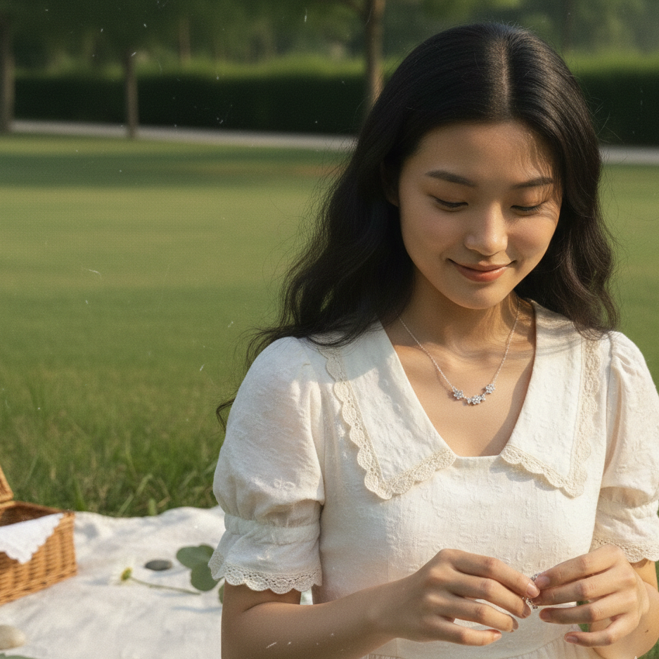 Betty Flower Necklace