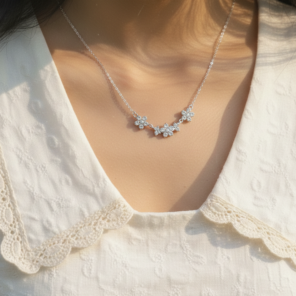 Betty Flower Necklace