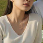 Fluer Ribbon Necklace