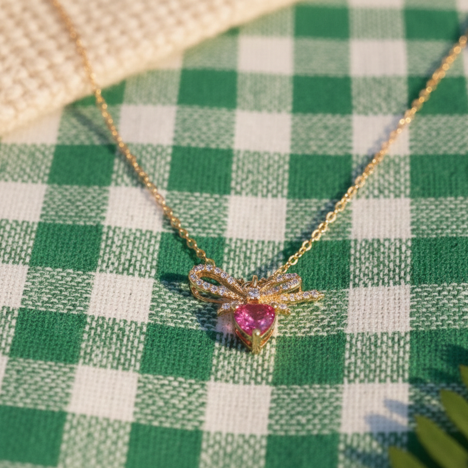 Fluer Ribbon Necklace