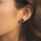 Gypsophilia Earrings (Black)