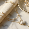 Moonlit Camilia Necklace
