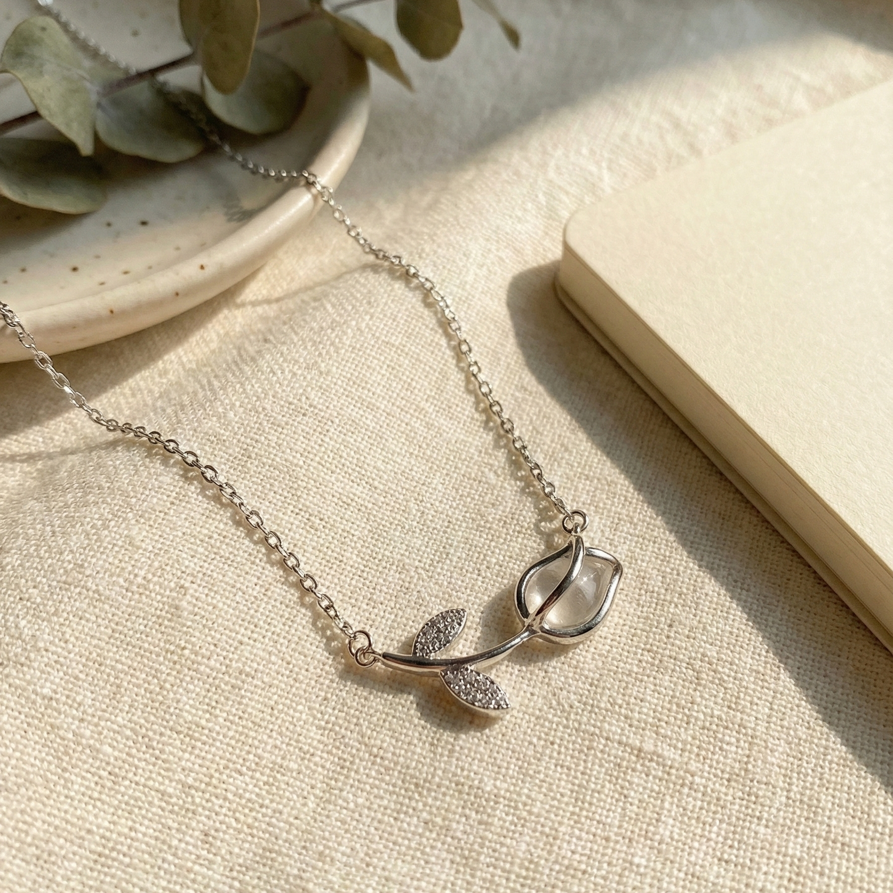 Rosy Rose Necklace